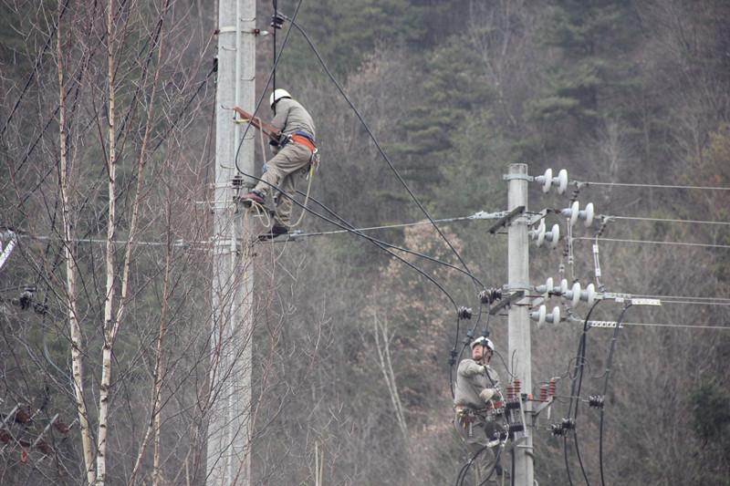 陜西地電留壩供電分公司：實(shí)施農(nóng)石線、索道線分網(wǎng)改造