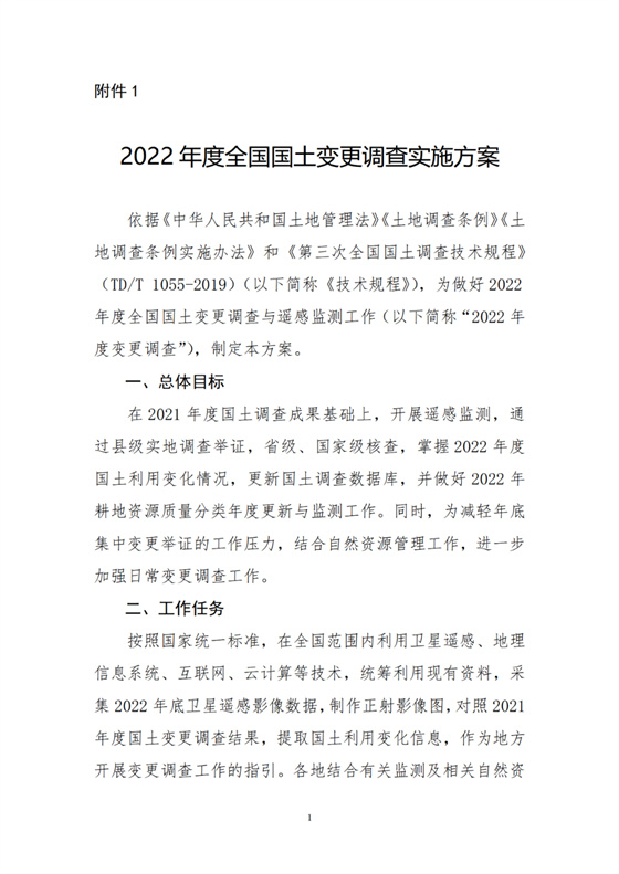 自然資源部：啟動2022年全國國土變更調(diào)查，梳理占用耕地情況