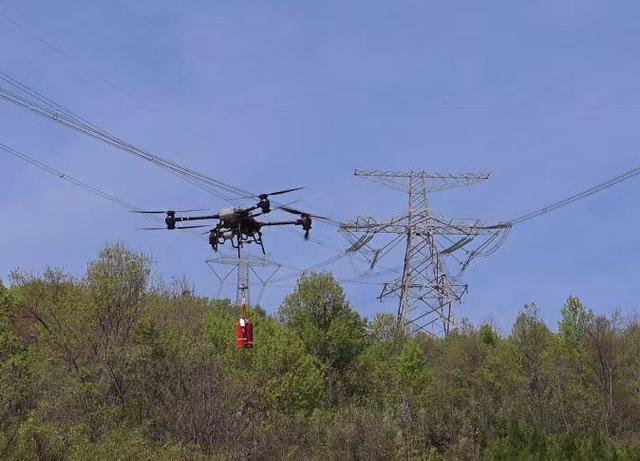 防山火新添硬核“黑科技”　國網杭州供電公司重載無人機出動