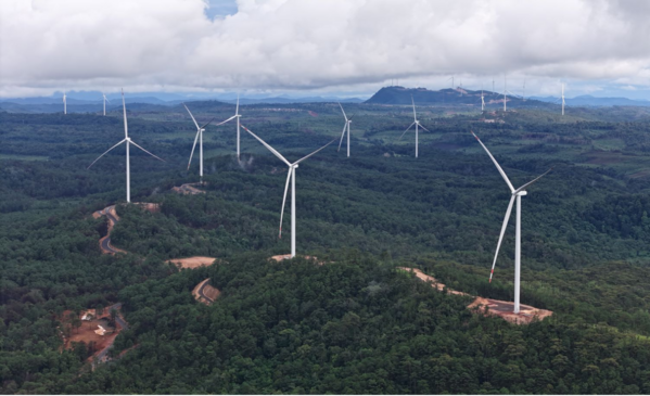 老撾孟松600兆瓦風電首批機組實現倒送電條件